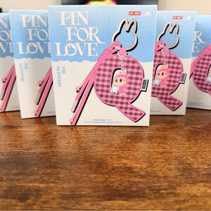 Pop Mart Labubu Pin for Love Letter Pendant Letter “T”